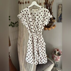 Monteau LA Polka Dot Dress